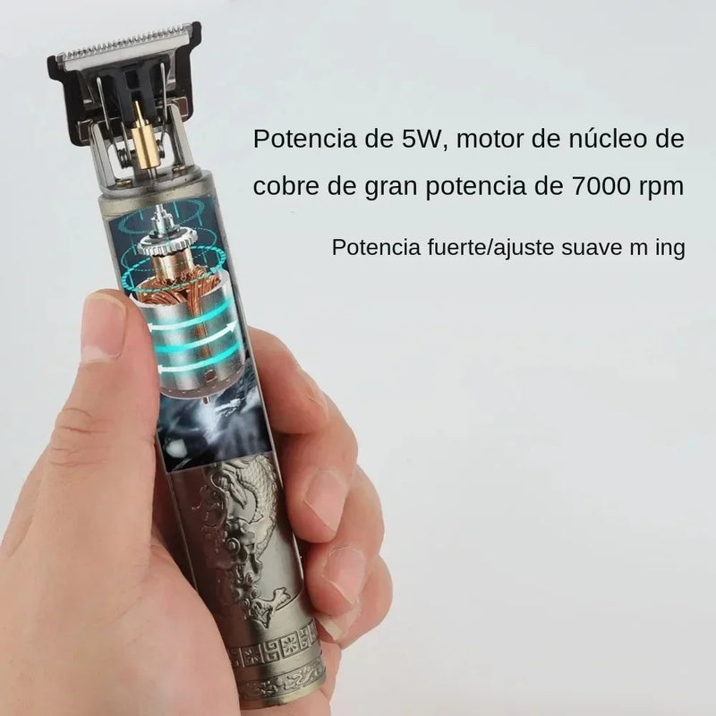 Máquina de Cortar Cabelo Recarregável com Pentes